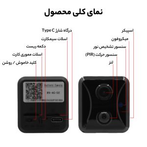 مینی دوربین مکعبی سیمکارتی مدل UBox